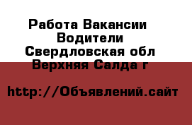 Работа Вакансии - Водители. Свердловская обл.,Верхняя Салда г.